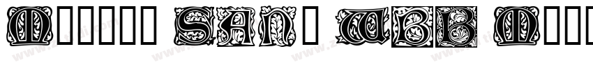 Morris Sans W01 Medi字体转换